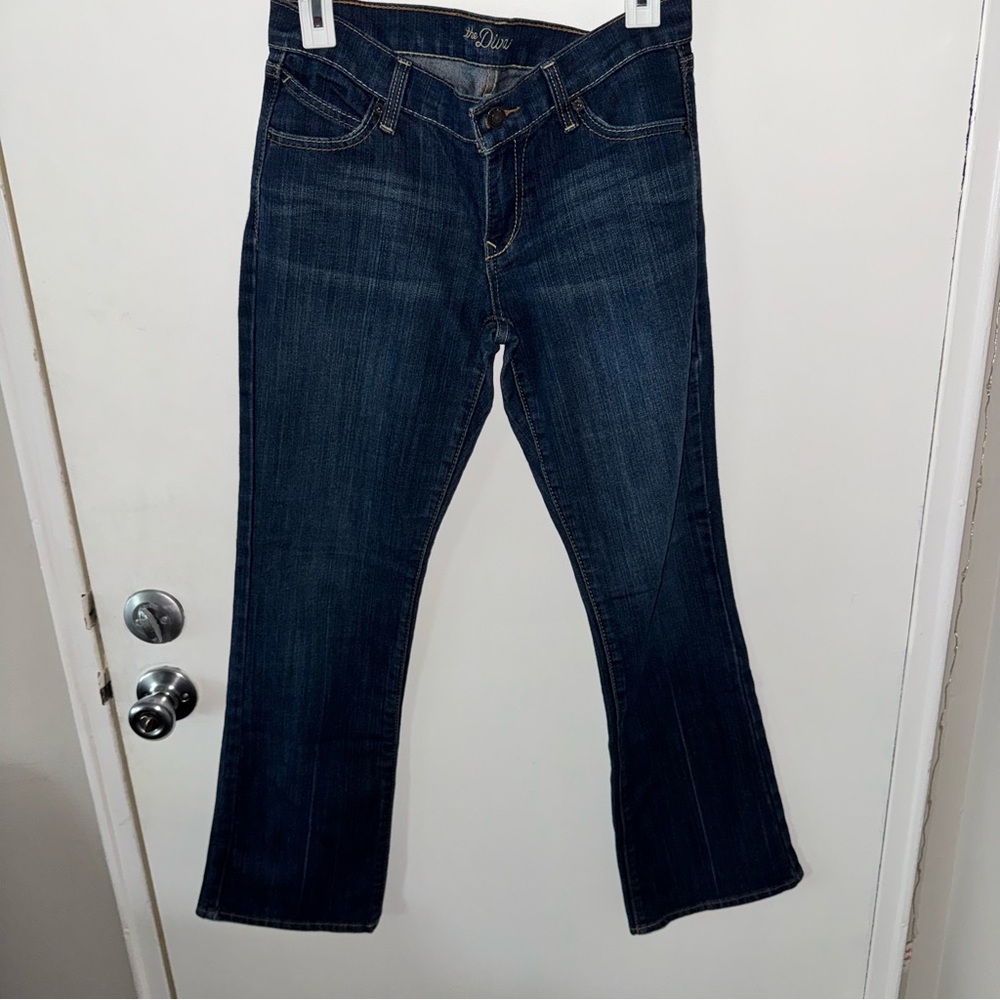 Old Navy Women's Dark Blue Boot Cut Jeans